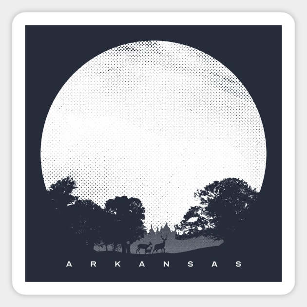 Arkansas - The Clearing Sticker by rt-shirts